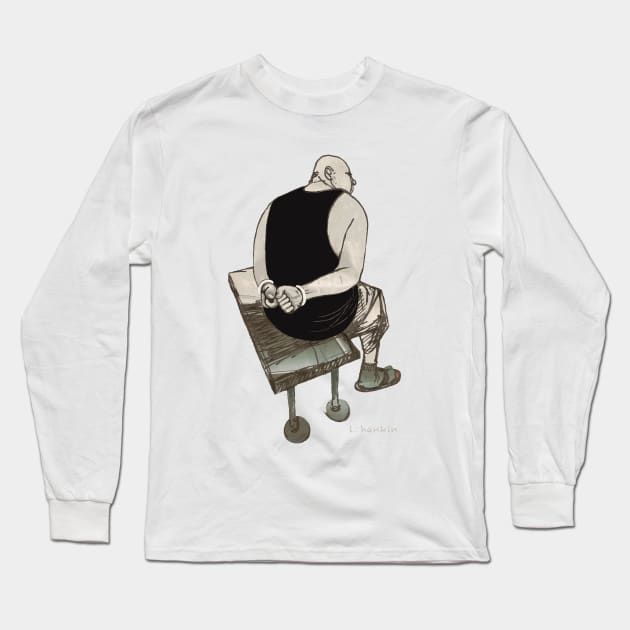 Handcuffs Long Sleeve T-Shirt by LarryHankin